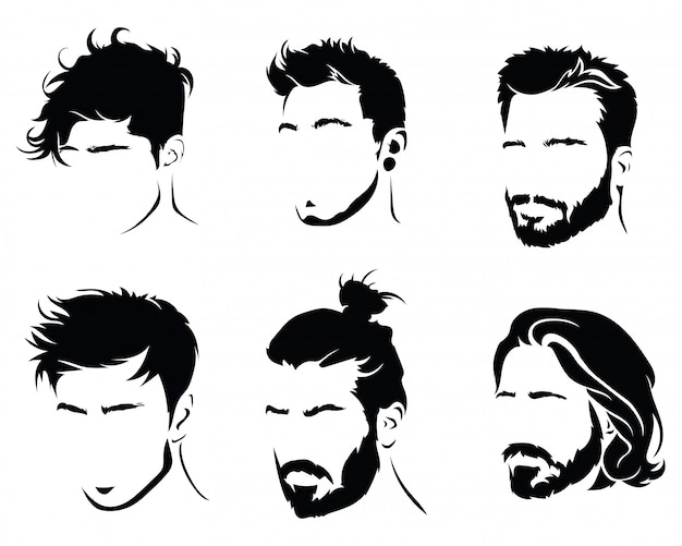 100,000 Men hairstyle Vector Images | Depositphotos