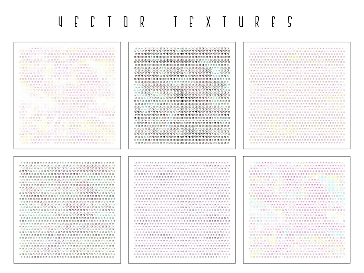 Vector set of the halftone geometric textures minimalists backgrounds spotted vector abstract overlays futuristic patterns for web design advertisement banners comic books posters packaging