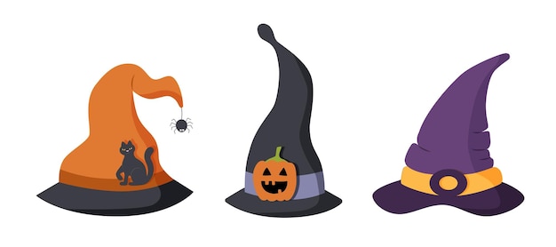 Set Halloween hats3