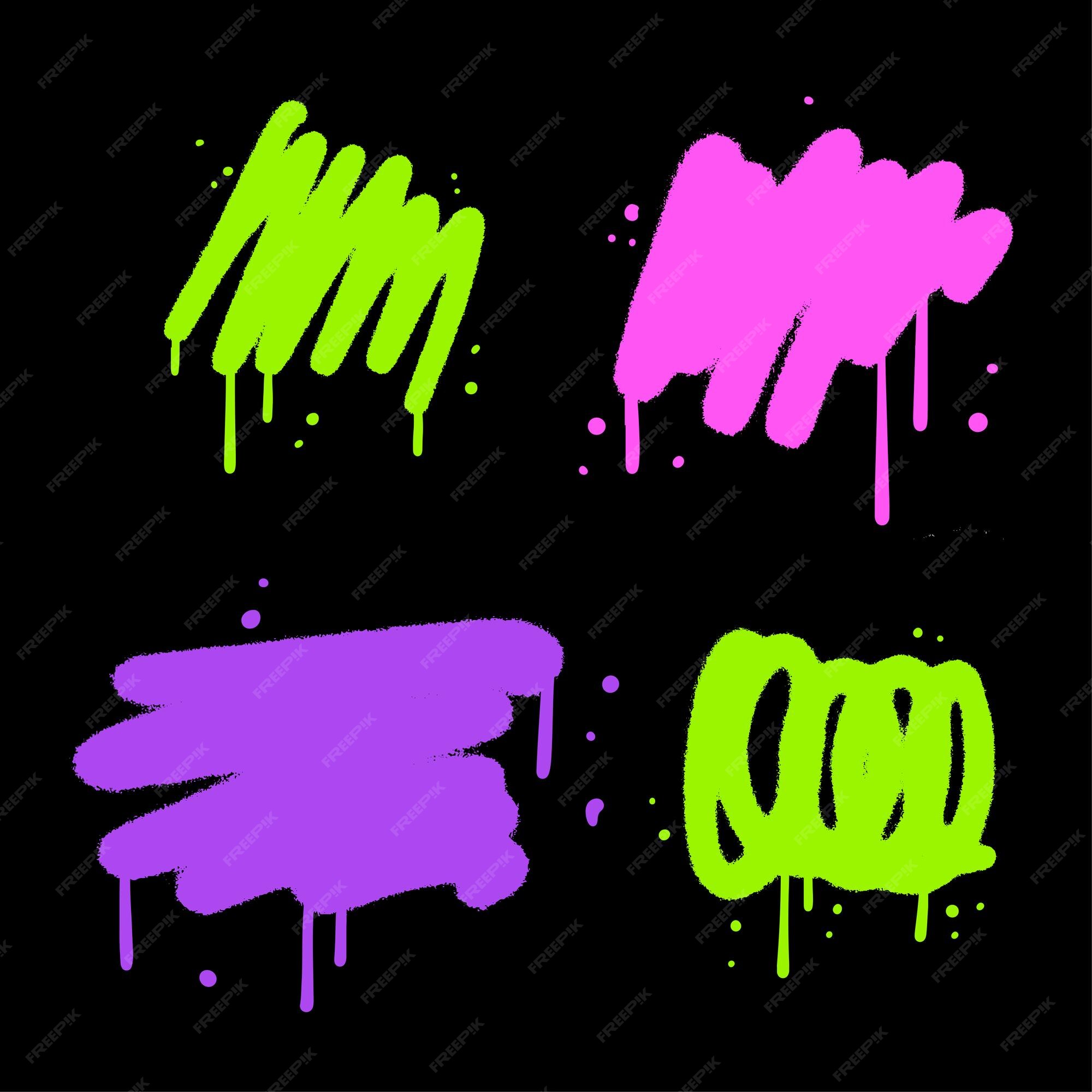 adobe photoshop - Create the 'neon graffiti', 'neon spray paint' style -  Graphic Design Stack Exchange