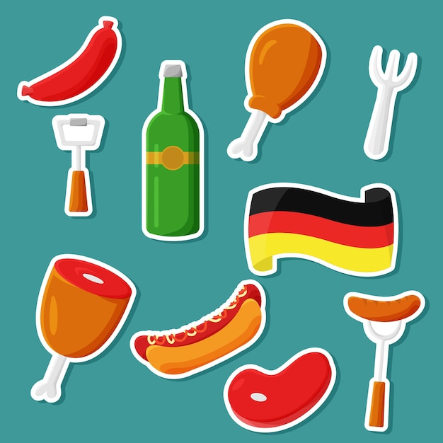 Set of Happy Oktoberfest Sticker