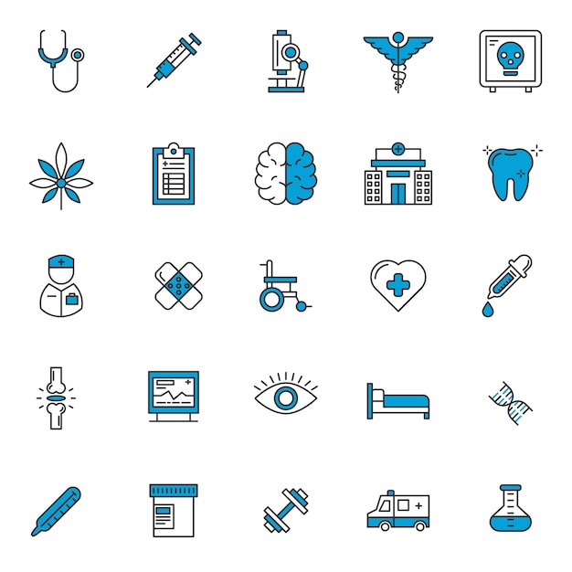 set of healthcare icons