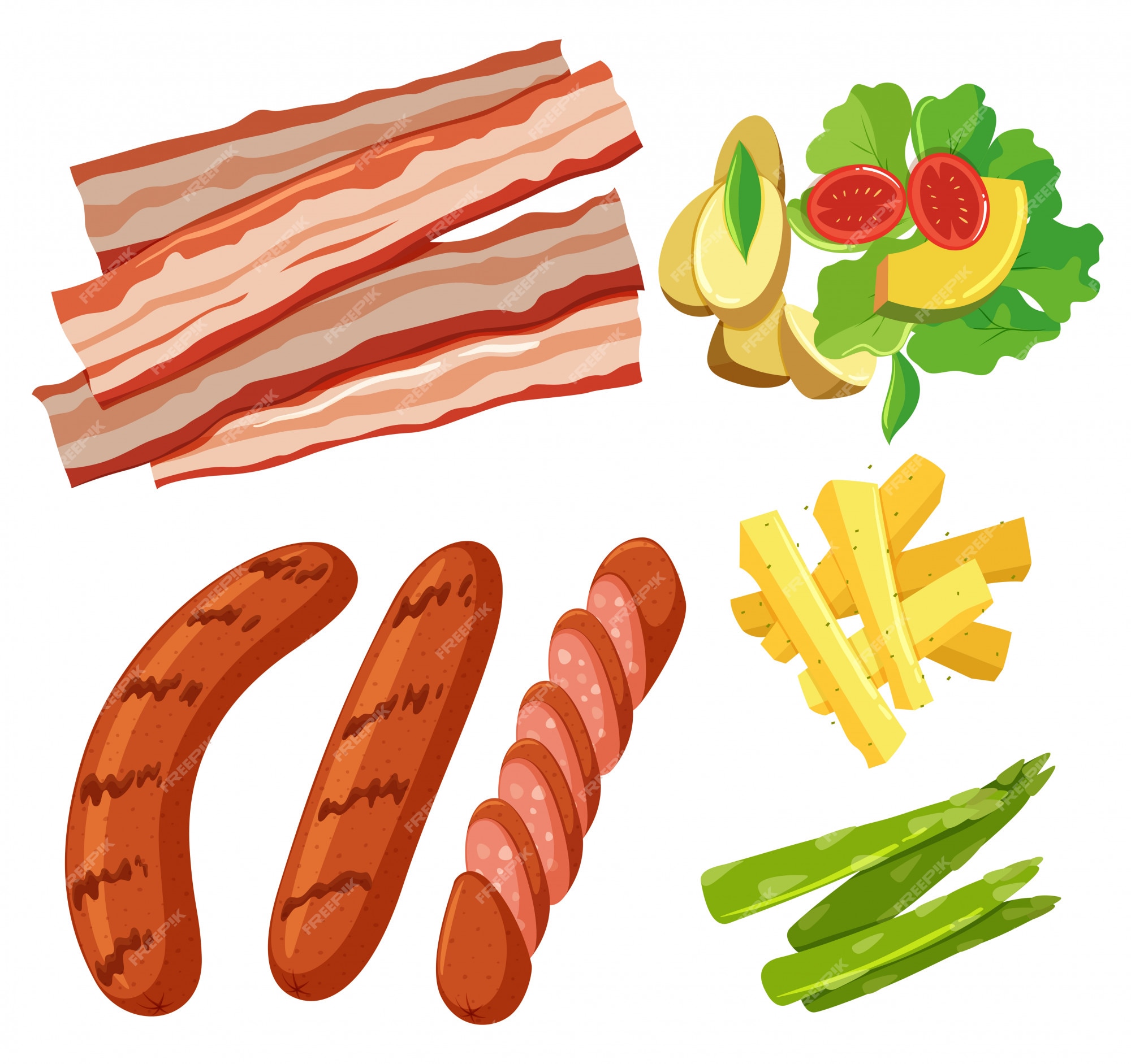 bacon roll clipart