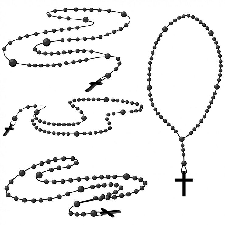 Set heilige rozenkransen.