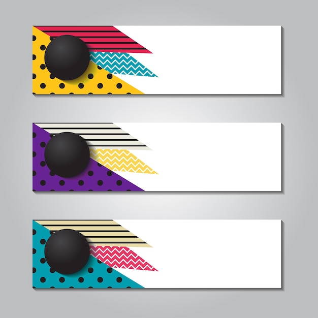 set horizontal banner