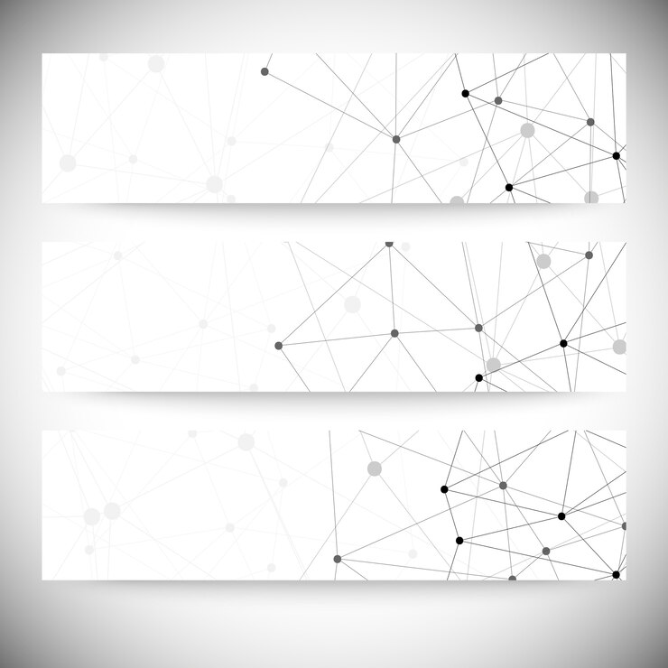 Vector set of horizontal banners