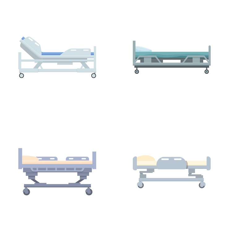 Vector 병원 침대 일러스트