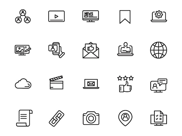 set icon multimedia