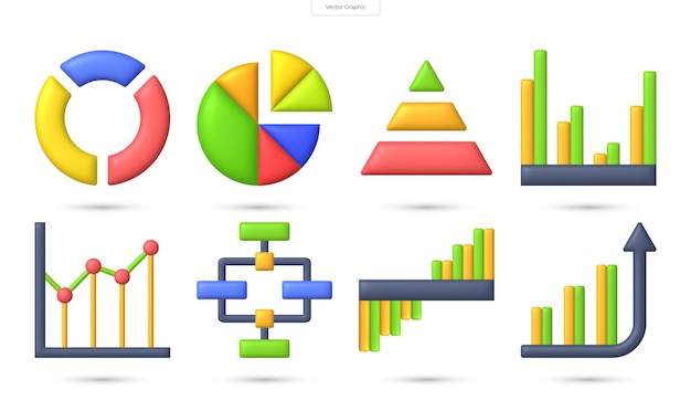 A set of icons for a business presentation