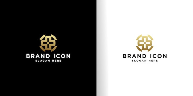 set of initials o logo design template