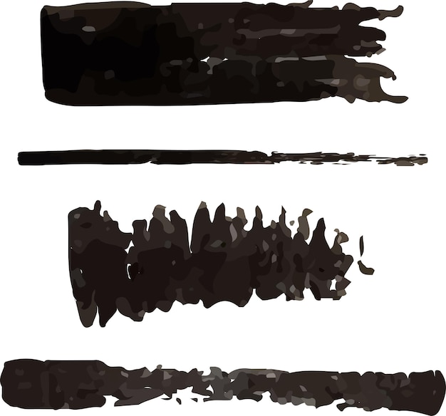 set of ink brushes for digital art