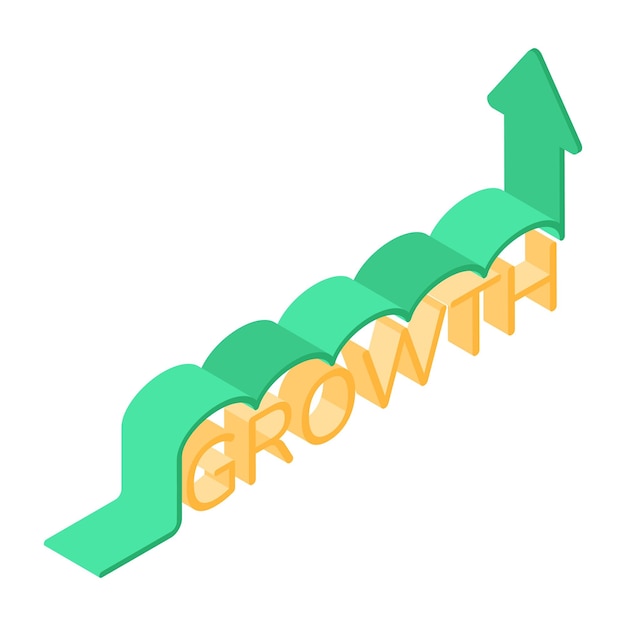 Vector set of investment isometric icons