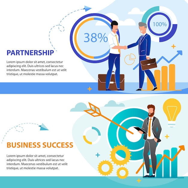 Set is Written Partnership and Business Success.