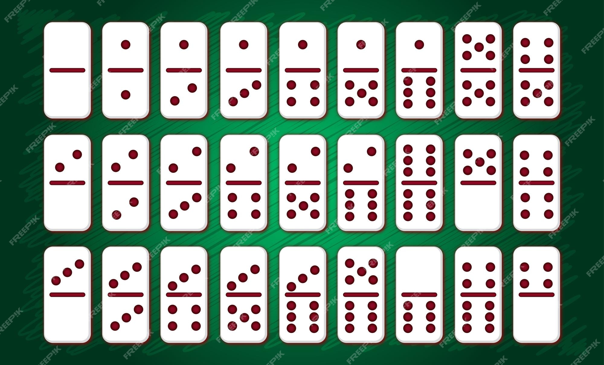 Domino Game Kit Graphic Assets - Royalty Free Game Art