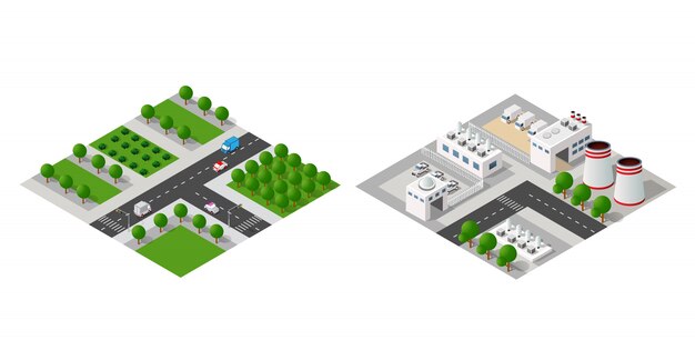 Set of isometric modules