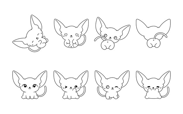 How to Draw Fennekin from Pokemon Cute Chibi Kawaii Easy Step by Step  Drawing for Kids 