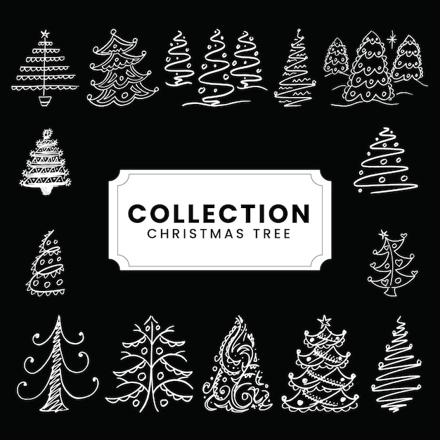 Set kerstboomcollectie