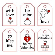 Premium Vector Set Labels For Valentine s Day vector Illustration 