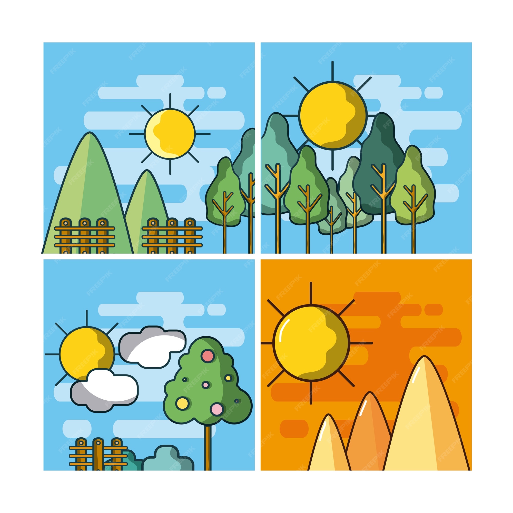 Page 11 | Solar morning Vectors & Illustrations for Free Download | Freepik