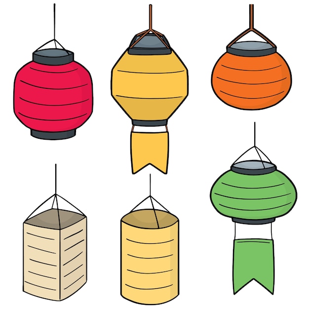 Set of lanterns