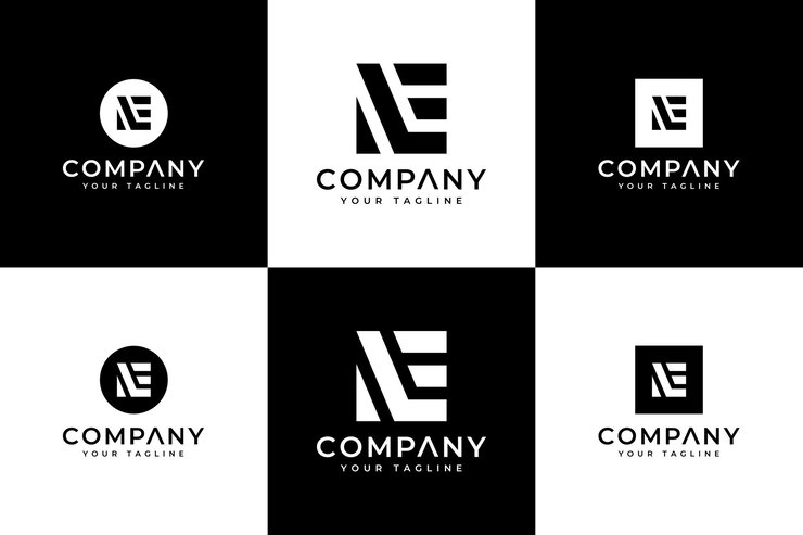 모든 용도를 위한 레터 르 로고 창의적인 디자인 세트