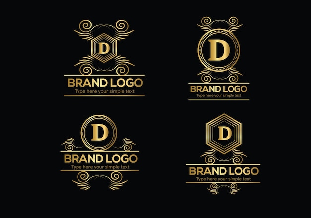 A set of logos for a company called brand.