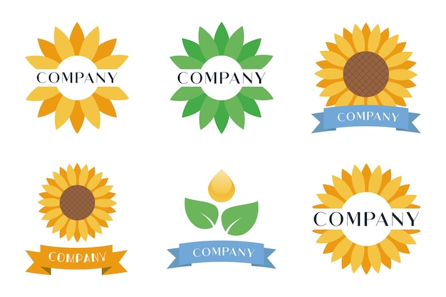 Set of logos, ecological logos