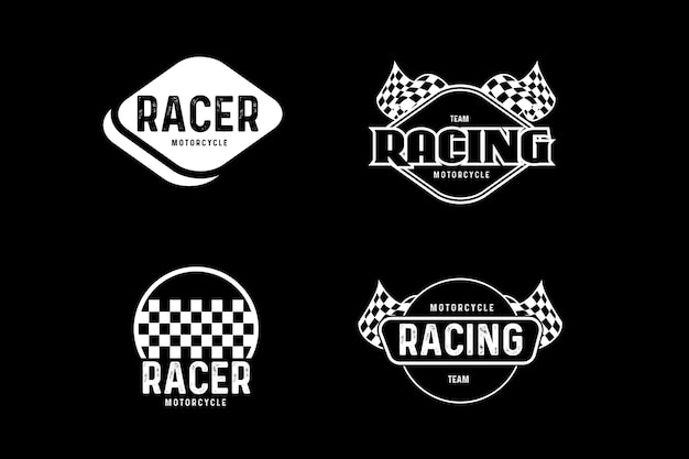 A set of logos for the racing motor show