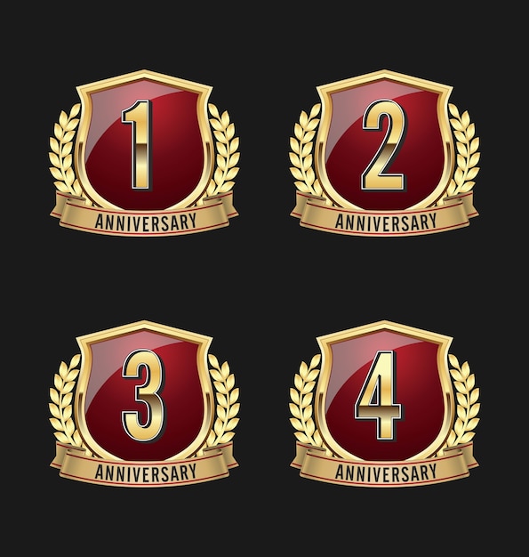 Set luxe jubileum badges