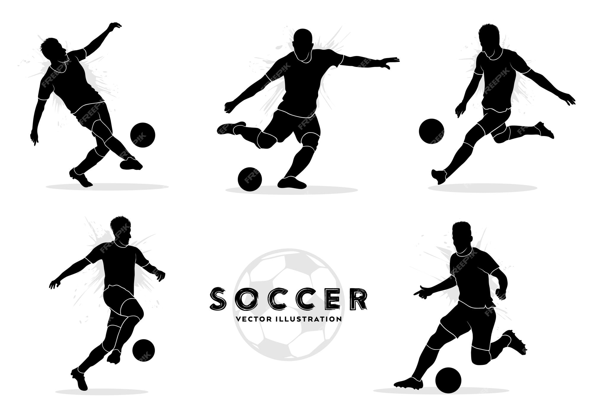 Illustration of Soccer Player, Vector Draw Stock Vector - Illustration of  match, male: 151273086