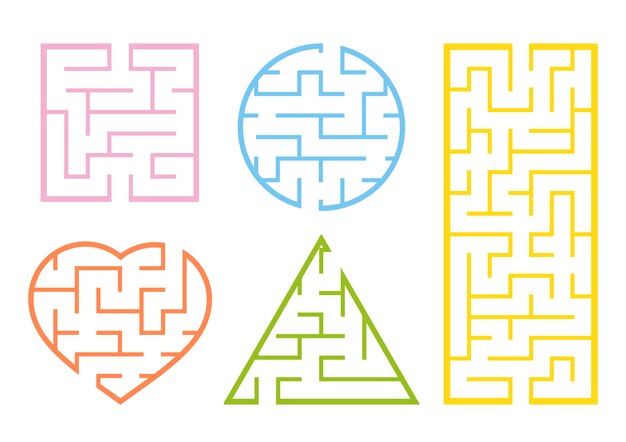 A set of mazes.