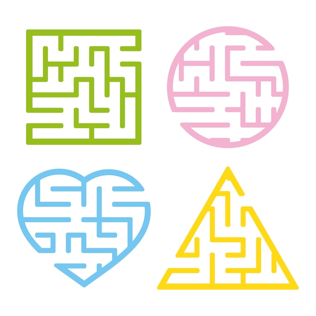 A set of mazes. 