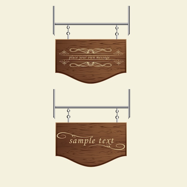 Set met ontwerpelementen in vintage stijl