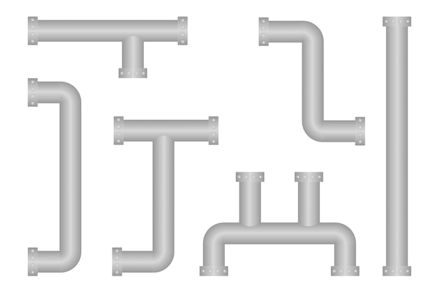 set of metal pipe industrial stainless steel pipe drain fuel pipe
