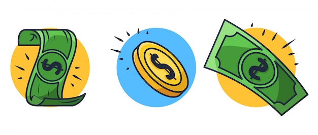 Set Of Money Icon