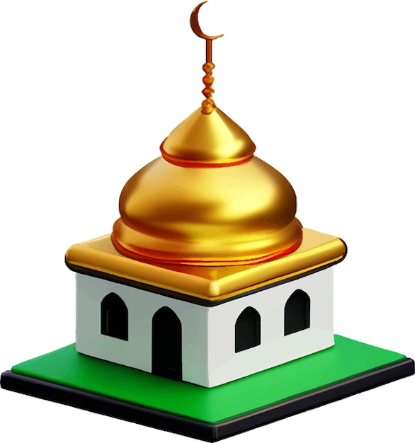 set of mosque icon