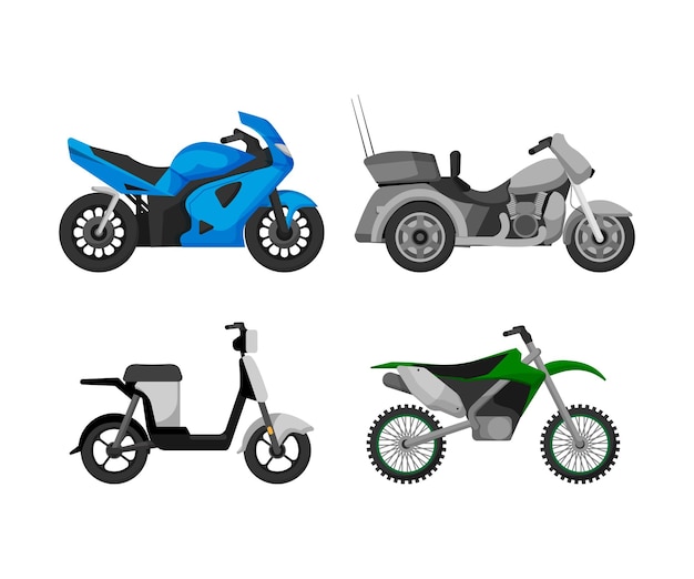 Set of Motorcycle