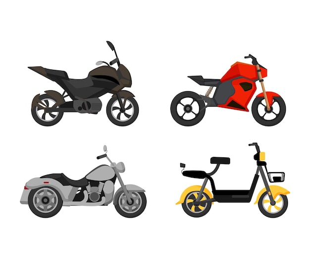 Set of Motorcycle