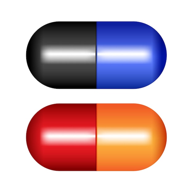 白い背景に隔離された医薬品のイラスト