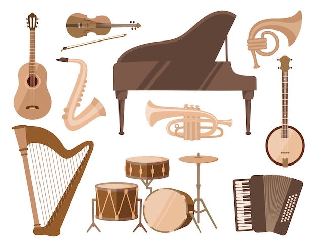 Set of musical Instruments