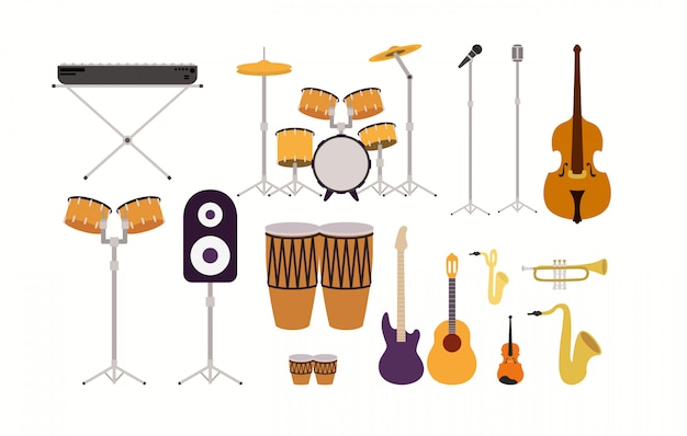 Set of musical instruments