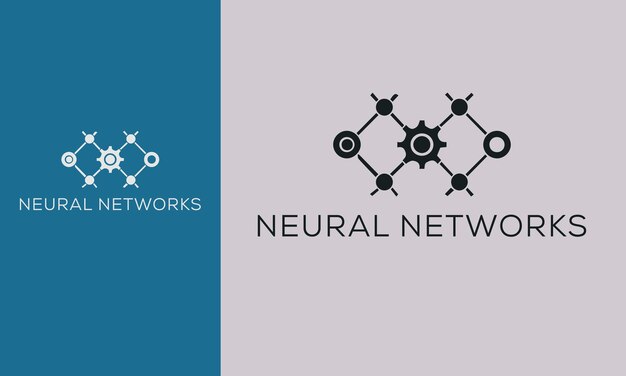 Vettore set di icone concettuali di reti neurali design può essere utilizzato per il web e le app