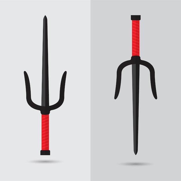 Set of ninja weapons - sai