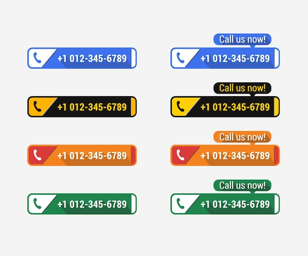 A set of numbers that say call us now