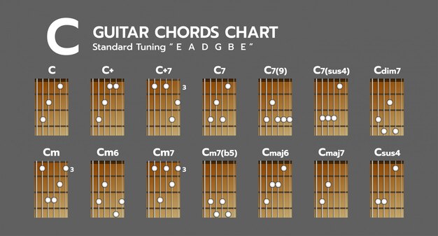 ベクトル 和音図のセット