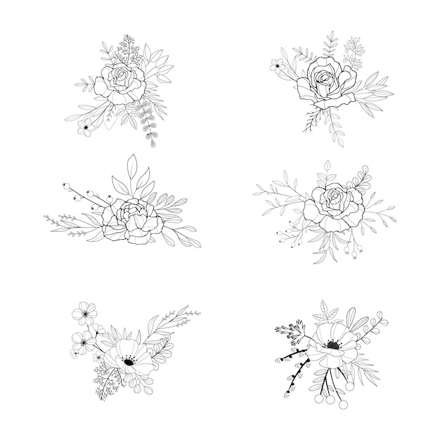 ベクトル 花束のセット