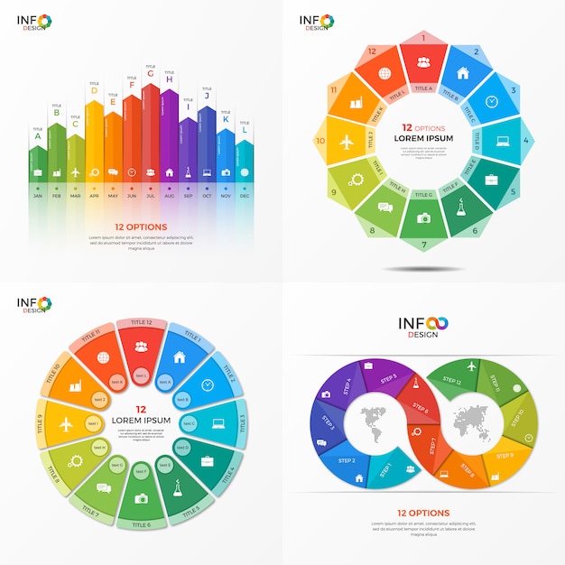 Infographic 옵션 템플릿 집합