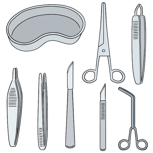 手術器具のセット