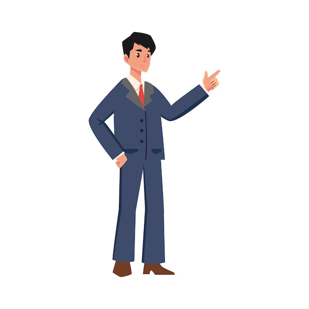 set of office workers vector elements isolated