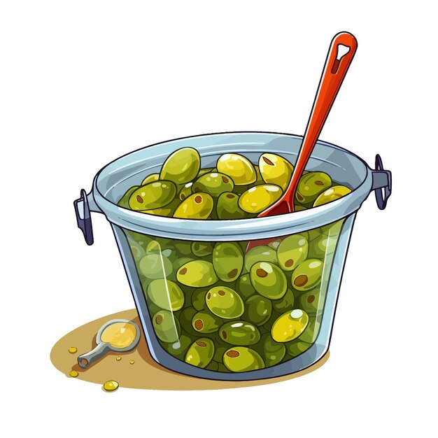 Vector set olives